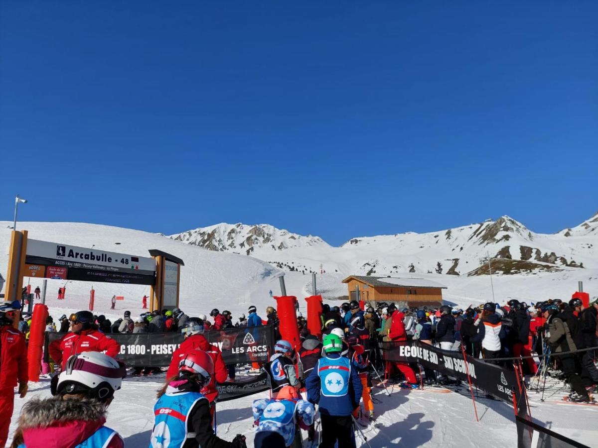 Appartement Arc 1950 M, Ski Au Pied, Piscine Exterieure Chauffee, Remontees Mecaniques A 100M, Sauna Et Salle De Sports Les Arcs  Buitenkant foto