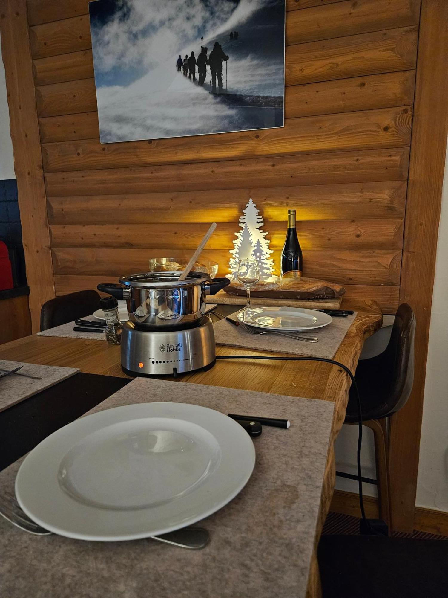 Appartement Arc 1950 M, Ski Au Pied, Piscine Exterieure Chauffee, Remontees Mecaniques A 100M, Sauna Et Salle De Sports Les Arcs  Kamer foto